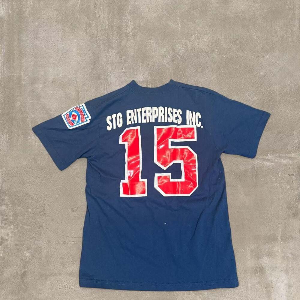 Soffe Anaheim Angels Little League Baseball Henley Shirt
